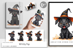 Digital Paper Witchy Pup Product Image 1