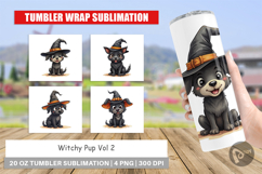 Tumbler Witchy Pup Product Image 1