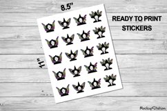 Witch Stickers | Wiccan Witchy Printable PNG Designs Product Image 2