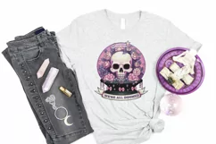 We're all doomed - pastel goth skull sublimation design Product Image 3
