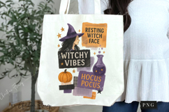 Witchy Vibes Halloween Collage PNG | Halloween PNG Product Image 7