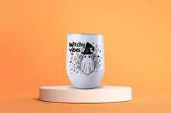 Witchy Vibes halloween png svg vectors with transparent background high resolution for cricut silhouette and sublimation machine