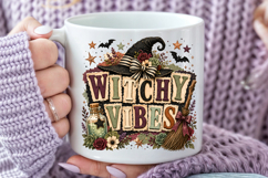 Witchy Vibes Halloween Sublimation Design Product Image 4