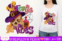 Witchy vibes Sublimation PNG| Halloween PNG illustration Product Image 1