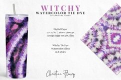 Witchy Watercolor Tie Dye Sublimation Digital Paper Product Image 3