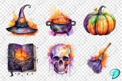 Witchy Watercolors Illustration Bundle Product Image 5