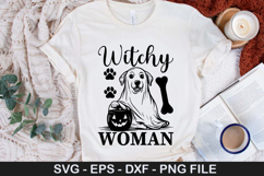Halloween Dog SVG Design - Witch better have my biscuits Product Image 3