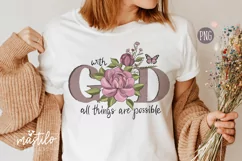 With God All Things Are Possible Png