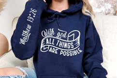 With God All Things Are Possible SVG Design Product Image 3