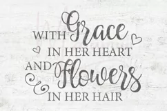 With Grace In Her Heart And Frowers In Her Hair Product Image 4