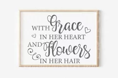 With Grace In Her Heart And Frowers In Her Hair Product Image 2