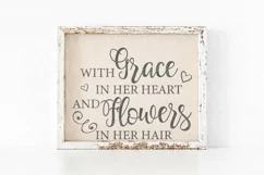 With Grace In Her Heart And Frowers In Her Hair Product Image 3