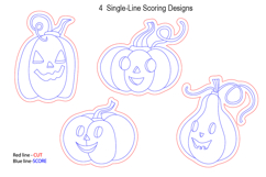 Halloween Pumpkins Ornament Laser Scoring Vol. 2 Product Image 4