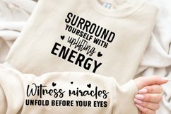 Surround Yourself With Sleeve SVG, Positive SVG Design Product Image 2