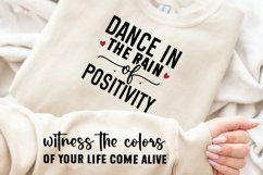 Dance In The Rain Of Sleeve SVG, Positive SVG Design Product Image 3