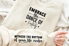 Embrace The Dance Of Sleeve SVG, Positive SVG Design Product Image 3