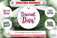 Witty Bargain Hunter Ornament Product Image 1