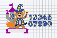 Wizard Bear Cake Topper 3D SVG Product Image 2
