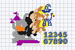 Wizard Bear Cake Topper 3D SVG Product Image 3