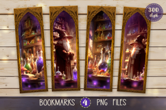 Bookmarks design - Dark Academy of Wizards. Product Image 1