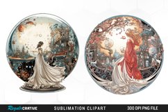 Magical Fairytale Wizards Exquisite Clipart Product Image 1