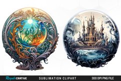 Magical Fairytale Wizards Exquisite Clipart Product Image 1