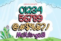 Wind Kids | 3D Layered Cute Webfont for Kids Websites Product Image 3