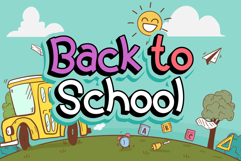 Wind Kids | 3D Layered Cute Webfont for Kids Websites Product Image 5