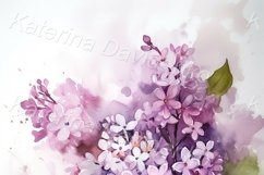 Watercolor paintings bundle with flowers, spring colors Product Image 3
