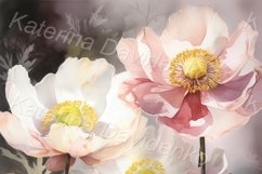 Watercolor paintings bundle with flowers, spring colors Product Image 4