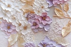 Luxury romantic flowers seamless patterns. Floral mural set Product Image 3