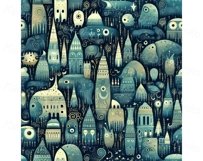 Collection of seamless patterns in soft neutral colors Product Image 10