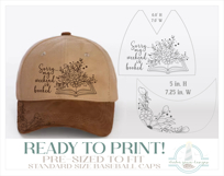 Weekend Booked Baseball Cap Hat Burning Design Product Image 2