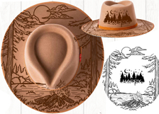 Vol. 2 Hat Burning Design Bundle - For Pyrography Product Image 10