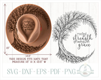 Tree of Life Hat Burning Design - For Pyrography Product Image 2