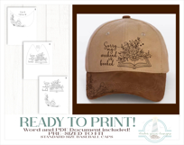 Weekend Booked Baseball Cap Hat Burning Design Product Image 3