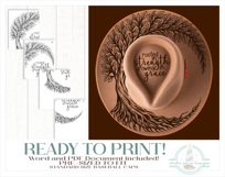 Tree of Life Hat Burning Design - For Pyrography Product Image 3