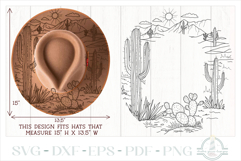 The Desert Hat Burning Design - Pyrography Product Image 3