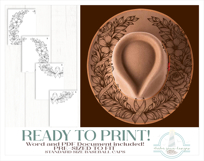 Awareness Ribbon Hat Burning Design for Pyrography Product Image 3