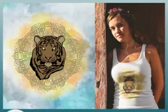 Tiger Safari Animal Sublimation Design | 300dpi PNG image Product Image 2