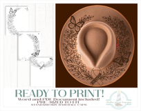 Awareness Ribbon Hat Burning Design for Pyrography Product Image 3