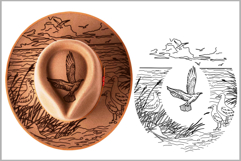 Vol. 2 Hat Burning Design Bundle - For Pyrography Product Image 11