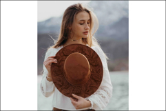 January Flower of the Month Carnations Hat Burning Design Product Image 2