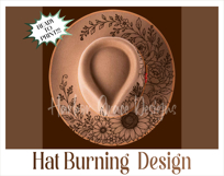 Sunflower Lily Rose Peony Flowers Hat Burning Design - For P Product Image 4
