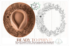 St Patricks Day Hat Burning Design Product Image 1