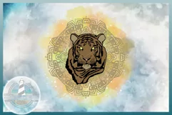 Tiger Safari Animal Sublimation Design | 300dpi PNG image Product Image 3