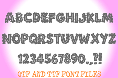 Wobbly Jelly Alphabet Lettering ABC Text Cartoon Font OTF Product Image 2