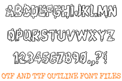 Wonky Jigsaw Alphabet Lettering Font Puzzle ABC OTF Product Image 2