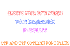 Wonky Jigsaw Alphabet Lettering Font Puzzle ABC OTF Product Image 3