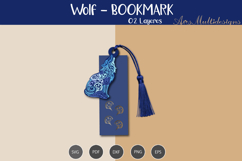 Wolf Bookmark Template Product Image 3